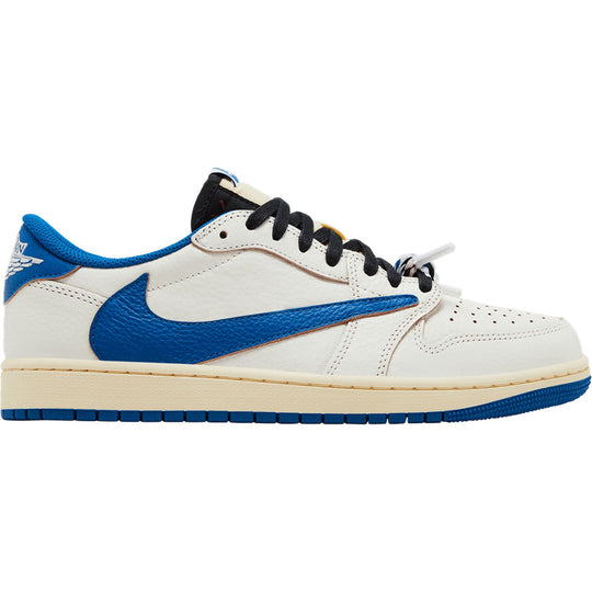 Jordan 1 Retro Low OG SP Fragment x Travis Scott Sail Military Blue