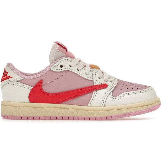 Jordan 1 Retro Low OG SP Travis Scott Sail Tropical Pink (PS)