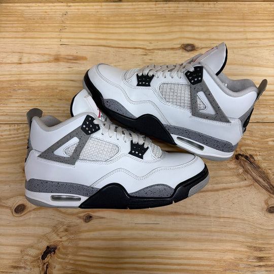 Jordan 4 Retro White Cement (2025) Size 9.5M (Lightly Worn)