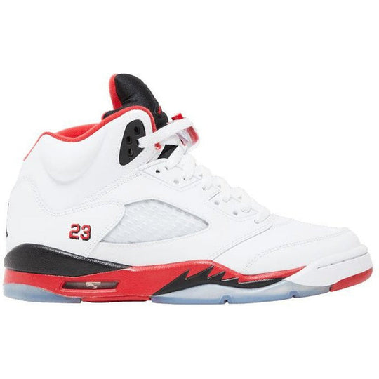 Jordan 5 Retro Fire Red Black Tongue (2013) (GS)