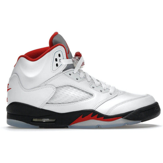 Jordan 5 Retro Fire Red Silver Tongue (2020) (GS)