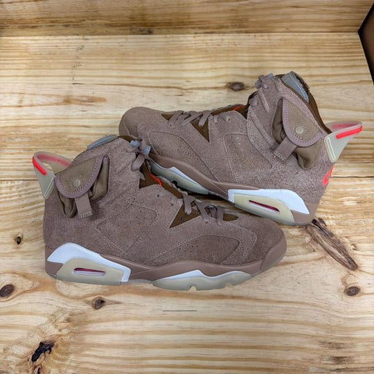 Jordan 6 Retro Travis Scott British Khaki Size 8.5M (Lightly Worn)