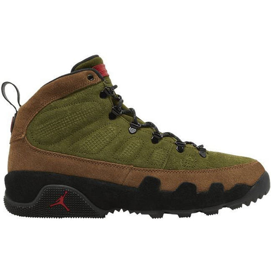 Jordan 9 Retro Boot NRG Military Brown Legion Green
