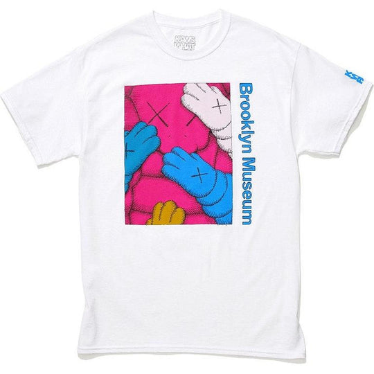 KAWS Brooklyn Museum URGE T-shirt White/Magenta