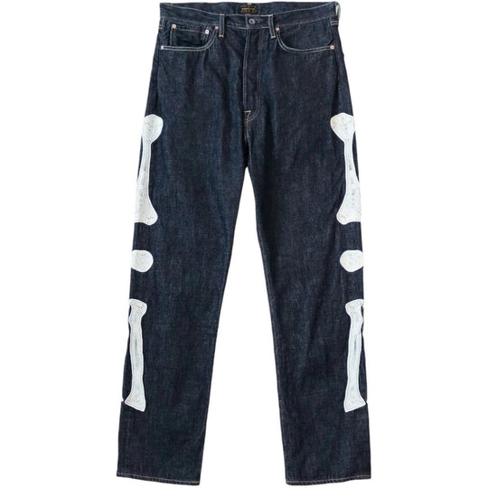 Kapital 12.5oz Skeleton Denim Indigo