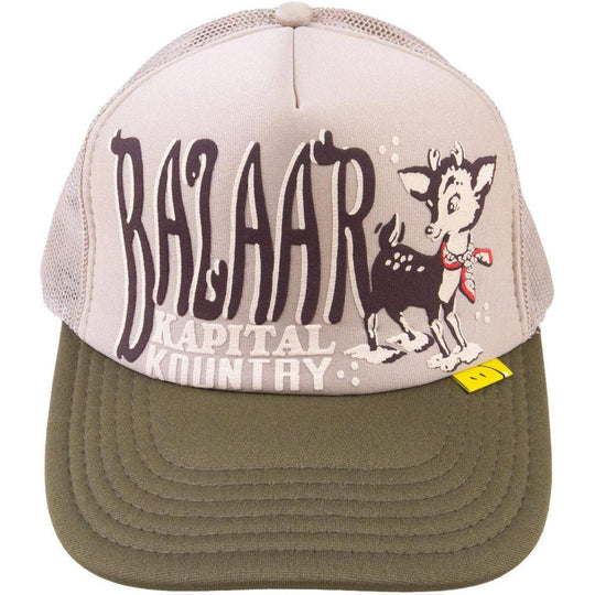 Kapital Bazaar Exclusive Trucker Hat Kinari/Olive