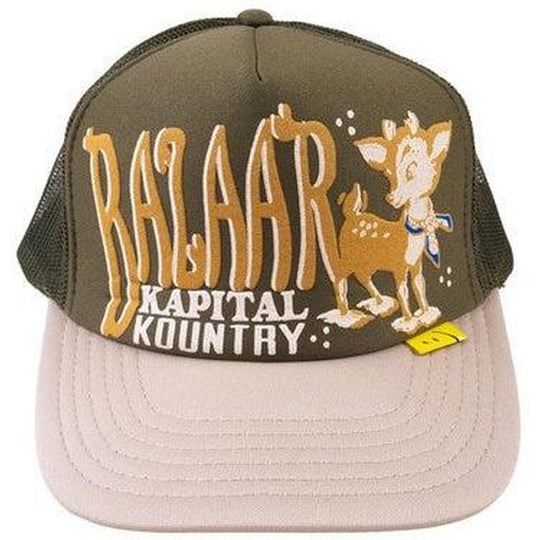 Kapital Bazaar Exclusive Trucker Hat Olive/Kinari