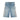 Kapital Bone Skeleton Denim Shorts Light Wash