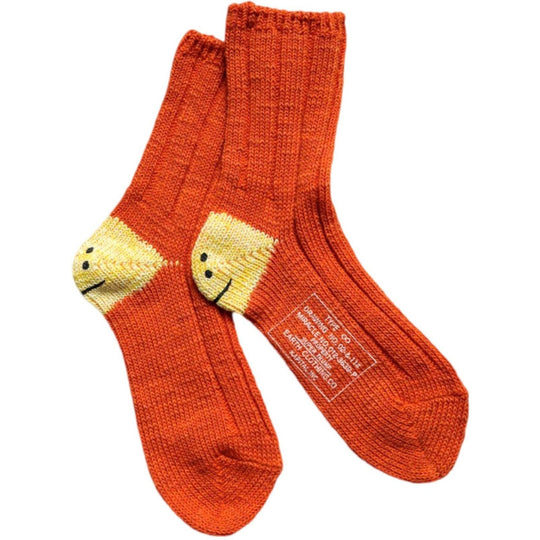 Kapital Happy Heels Rainbow Socks Orange