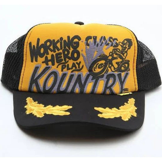 Kapital Kountry Racer Trucker Yellow/Black