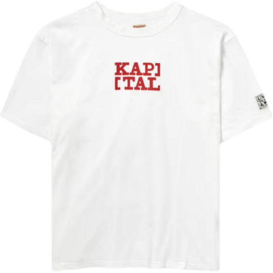 Kapital Rookie Logo T-Shirt White