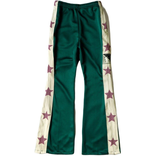 Kapital Smooth Jersey Stuntman Track Pants Green