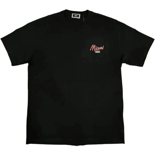 Kith Miami Flamingo Script Tee Black
