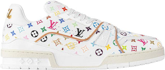Louis Vuitton LV Trainer Takashi Murakami White