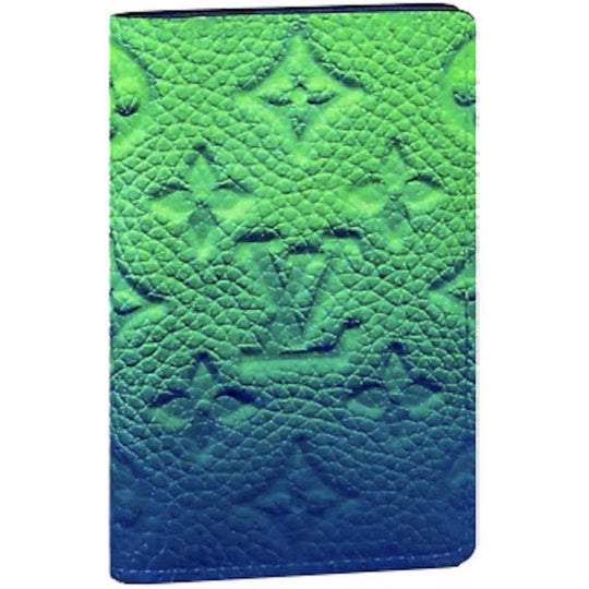 Louis Vuitton Pocket Organizer Taurillon Illusion Blue/Green