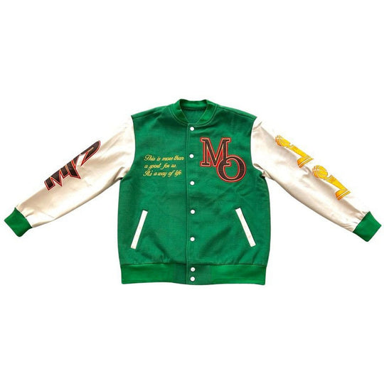 MTVS Best In The Game Varsity Jacket Green
