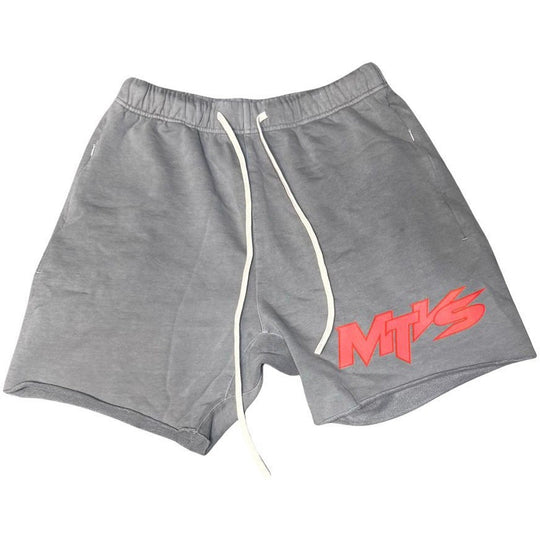 MTVS Washed Star Shorts Grey