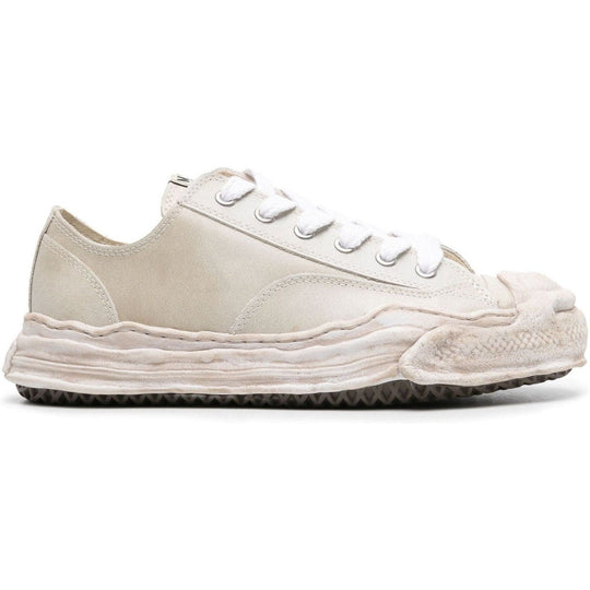 Maison Mihara Yasuhiro Hank OG Sole Vintage White Leather Low