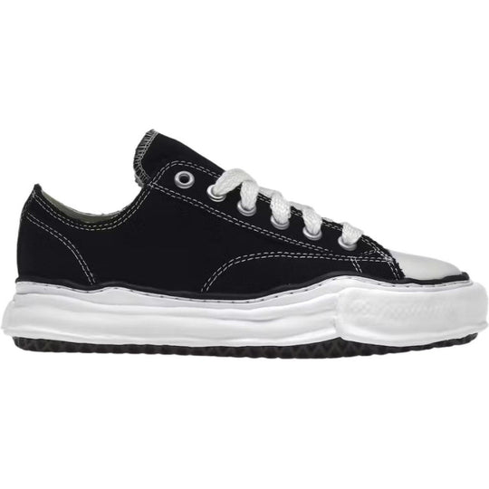 Maison Mihara Yasuhiro Peterson OG Sole Canvas Low Black White