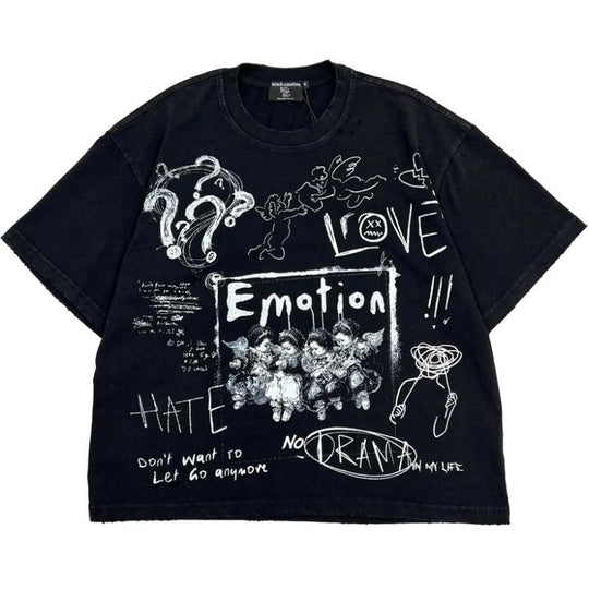 Mixed Emotions Chaos Tee Black