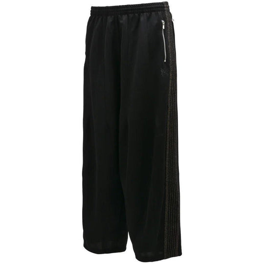 Needles HD Track Pant Japan Exclusive Poly Smooth Black