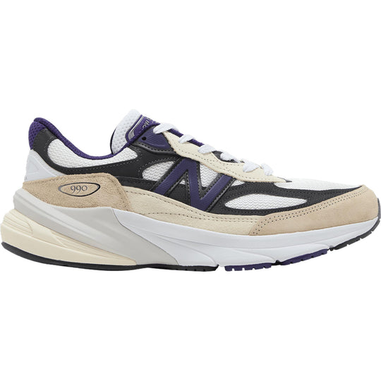 New Balance 990v6 MiUSA Teddy Santis White Black Plum