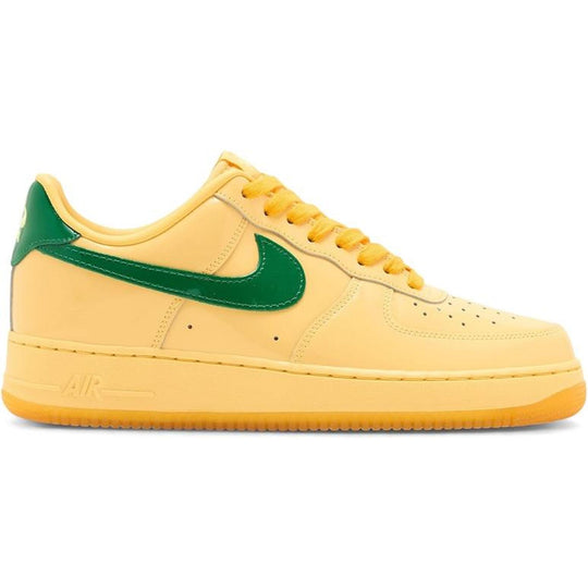 Nike Air Force 1 Low Patent Leather Topaz Gold Pine Green