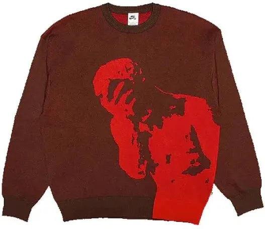Nike SB City Of Love Earth Sweater Burgundy/Red