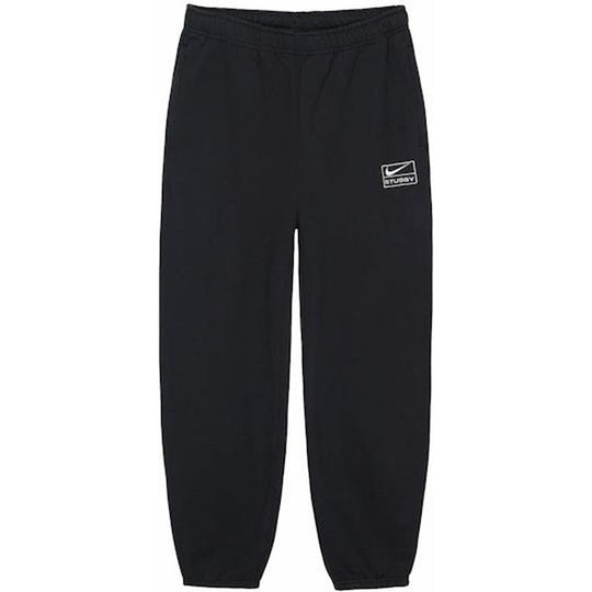 Nike x Stussy Stone Washed Fleece Sweatpants (FW23) Black