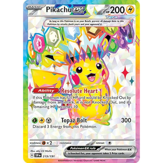 Pikachu ex - 219/191