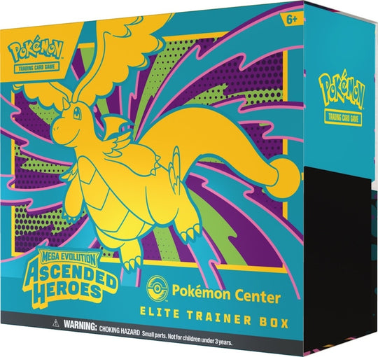 Pokemon Ascended Heroes Pokemon Center Elite Trainer Box 2026 Pokémon Mega Evolution