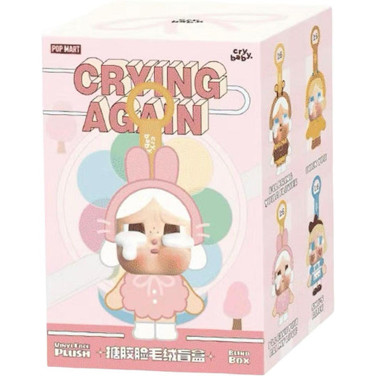 Pop Mart Labubu CryBaby Crying Again Series Vinyl Face Plush Single Blind Box