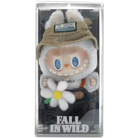 Pop Mart Labubu The Monsters Fall in Wild Vinyl Plush Doll Pendant Keychain
