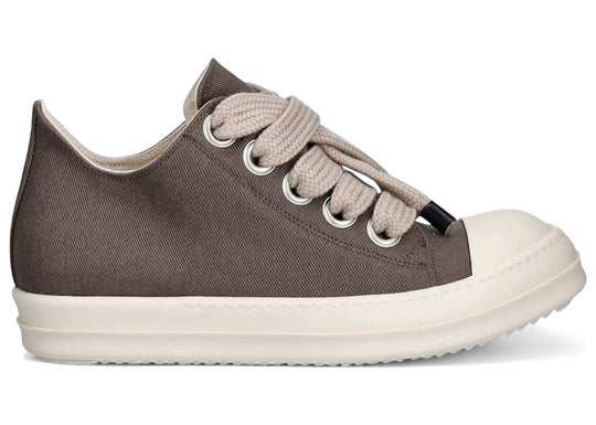 Rick Owens DRKSHDW Jumbolace Low Sneaks Dark Dust Milk