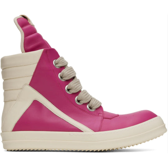 Rick Owens Wide Lace Geobasket Pink