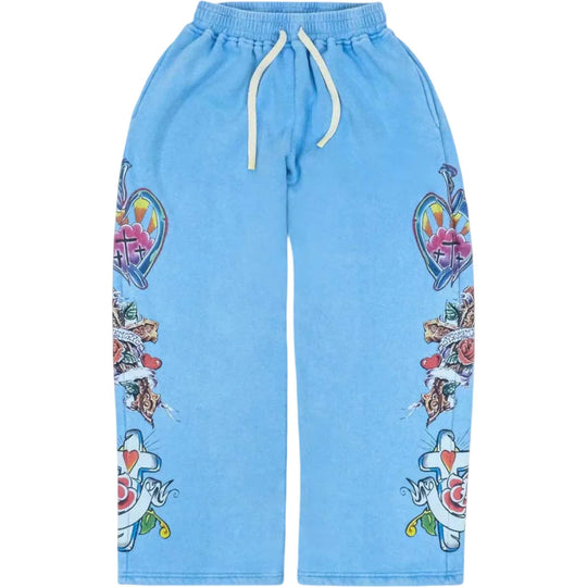 Righteous Risen King Sweatpants Blue