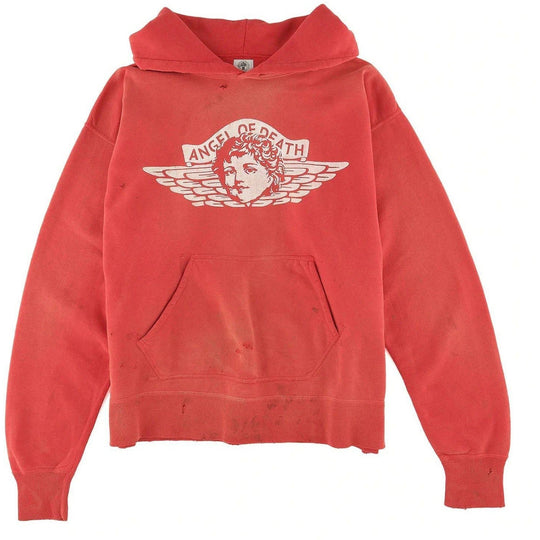 Saint Mxxxxxx Angel of Death Hoodie Red