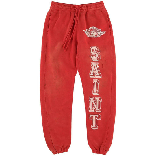 Saint Mxxxxxx Angel of Death Sweatpants Red