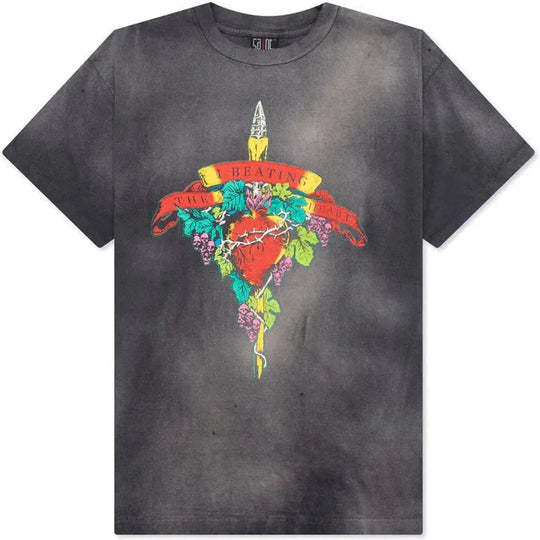 SAINT Mxxxxxx Beating Heart Tee Black