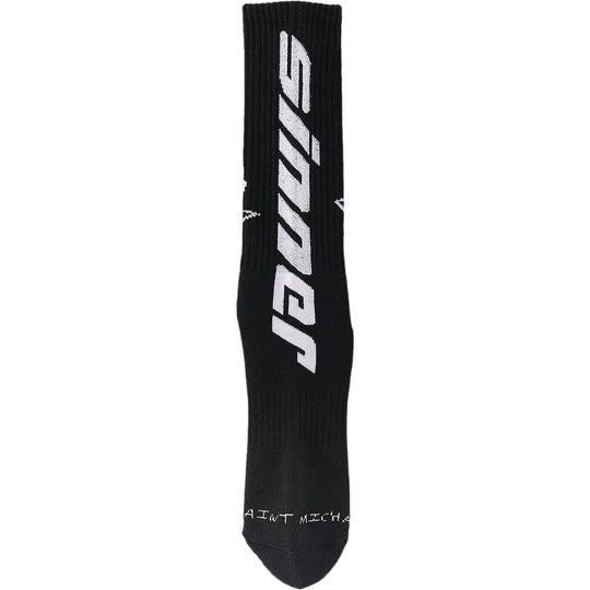 Saint Michael Devil Socks Black