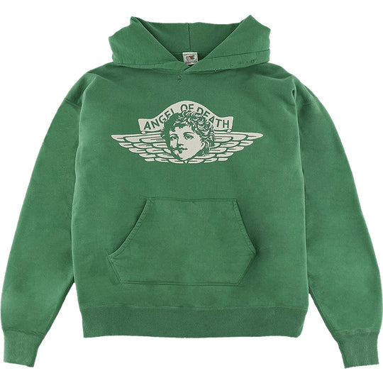 Saint Mxxxxxx Angel Hoodie Vintage Green