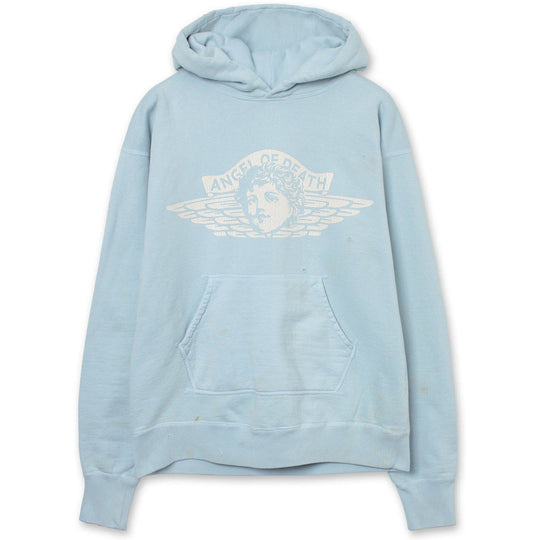 Saint Mxxxxxx Angel of Death Hoodie Light Blue