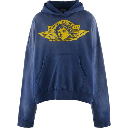 Saint Mxxxxxx Angel of Death Hoodie Navy