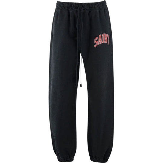 Saint Mxxxxxx Arch Logo Sweatpants Black