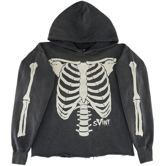 Saint Mxxxxxx Bone VL Hoodie Vintage Black