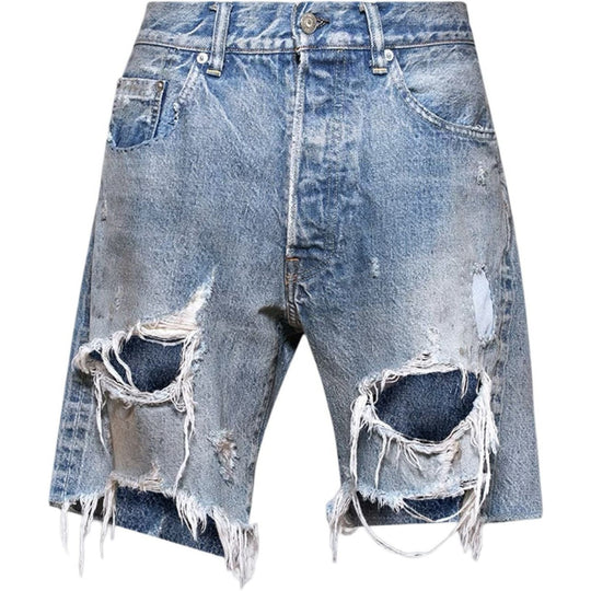 Saint Mxxxxxx Distressed Jean Shorts