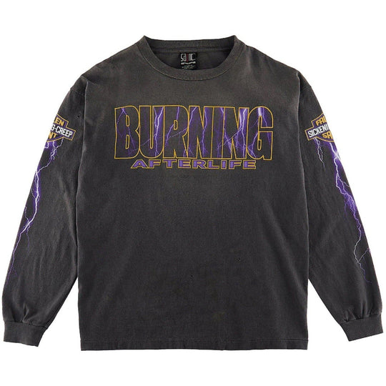 Saint Mxxxxxx Evil Spirit L/S T-Shirt Vintage Black