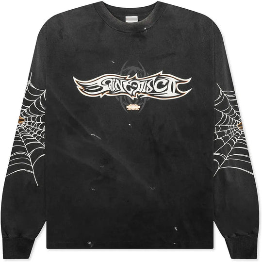Saint Mxxxxxx Insanity Long-Sleeve Tee Black