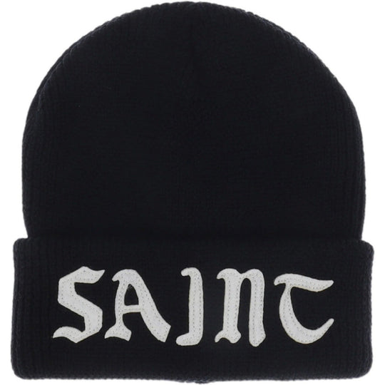 Saint Mxxxxxx Logo Beanie Black