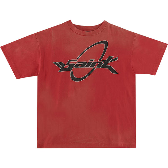 Saint Mxxxxxx S.Circle T-Shirt Vintage Red